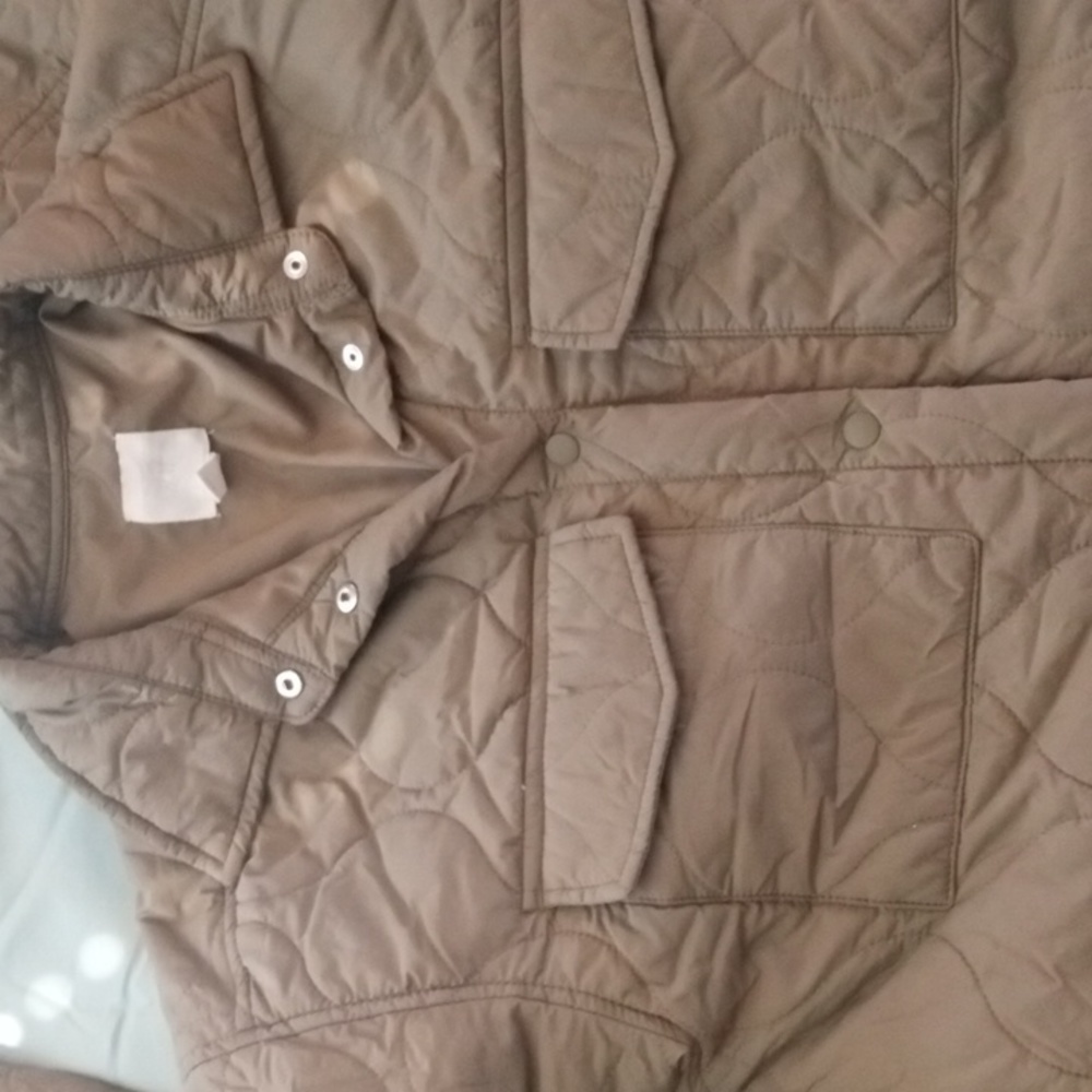 Green spring coat